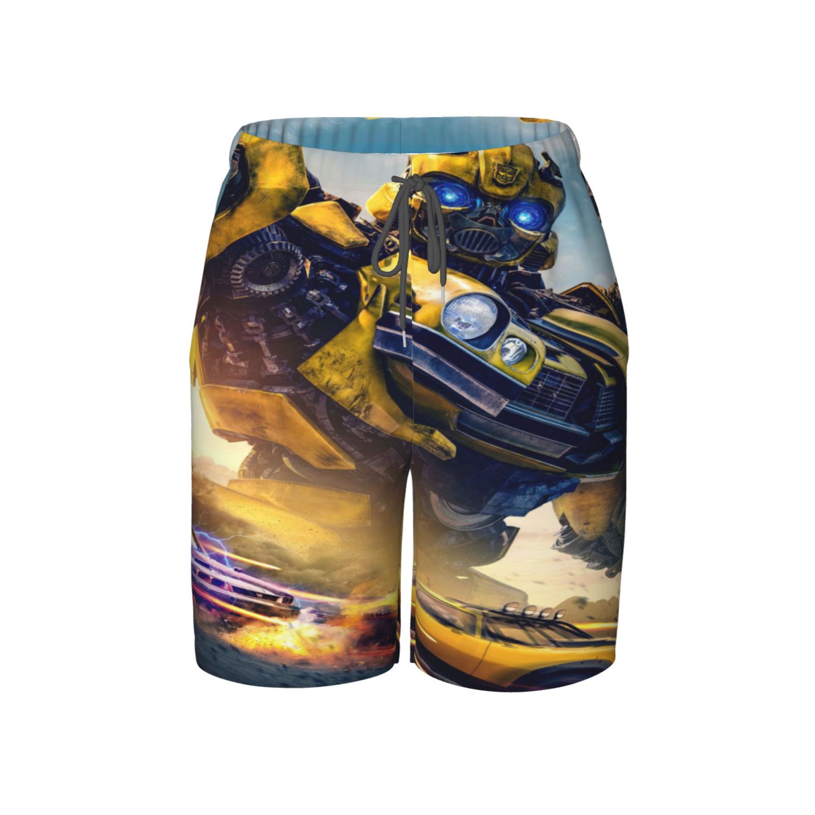 Transformers Boys Swim Trunks with Mesh Liner Bathing Suits Quick Dry Beach Boards Shorts Kids Youth Teen